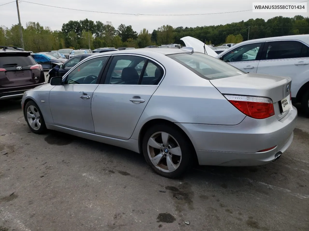 2008 BMW 528 I VIN: WBANU53558CT01434 Lot: 71374094