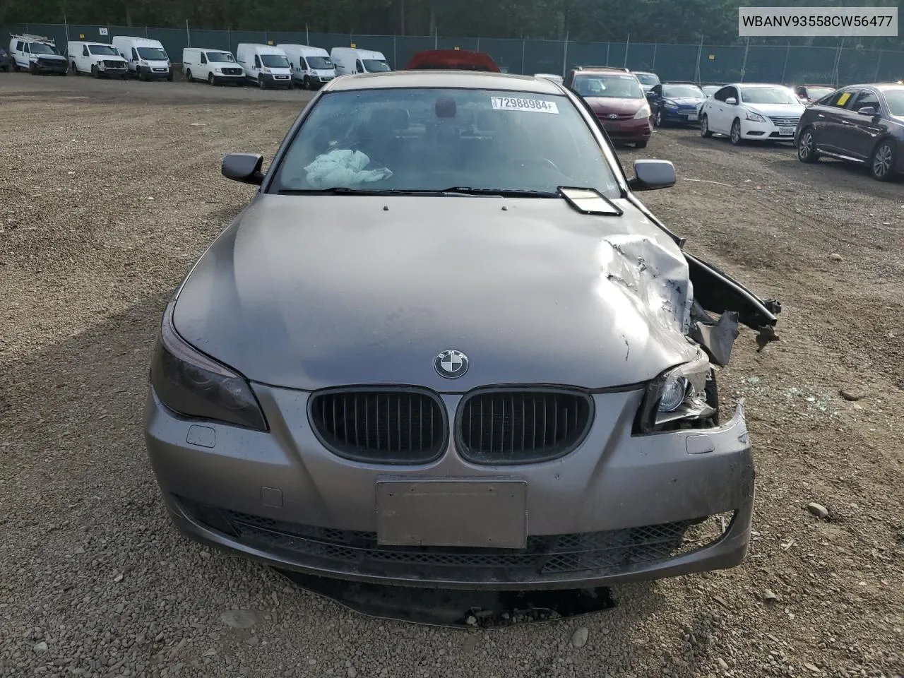 2008 BMW 535 Xi VIN: WBANV93558CW56477 Lot: 72988984