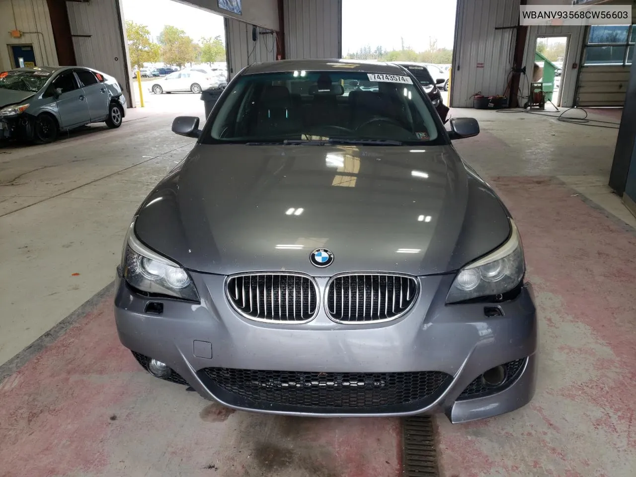 2008 BMW 535 Xi VIN: WBANV93568CW56603 Lot: 74743574