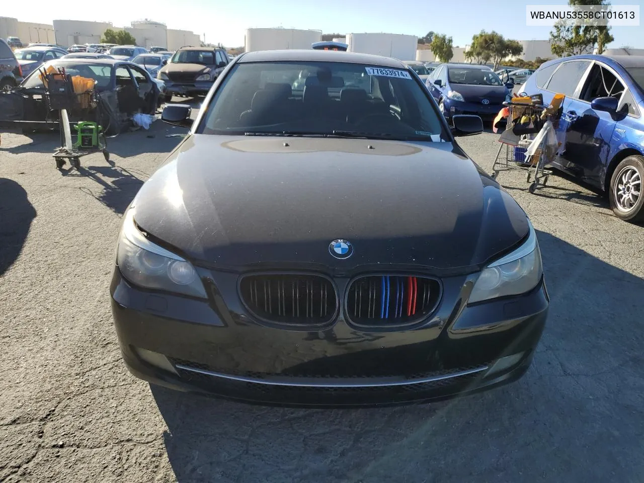 2008 BMW 528 I VIN: WBANU53558CT01613 Lot: 77833974