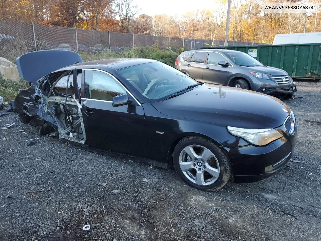 2008 BMW 535 Xi VIN: WBANV93588CZ63741 Lot: 79395504