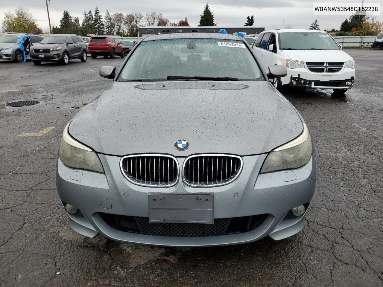 2008 BMW 550 I VIN: WBANW53548CT52238 Lot: 81002614