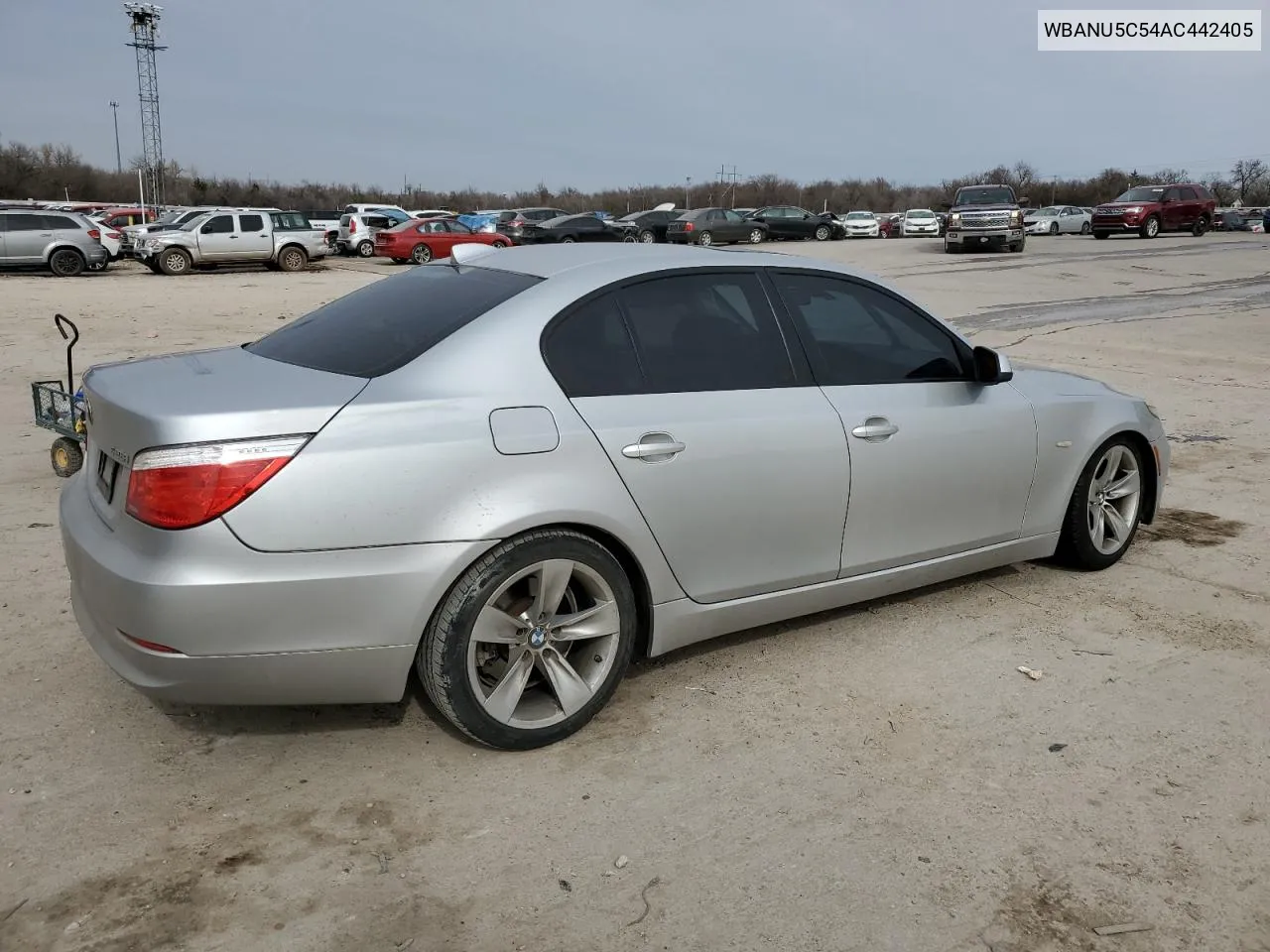 2010 BMW 528 I VIN: WBANU5C54AC442405 Lot: 42531894