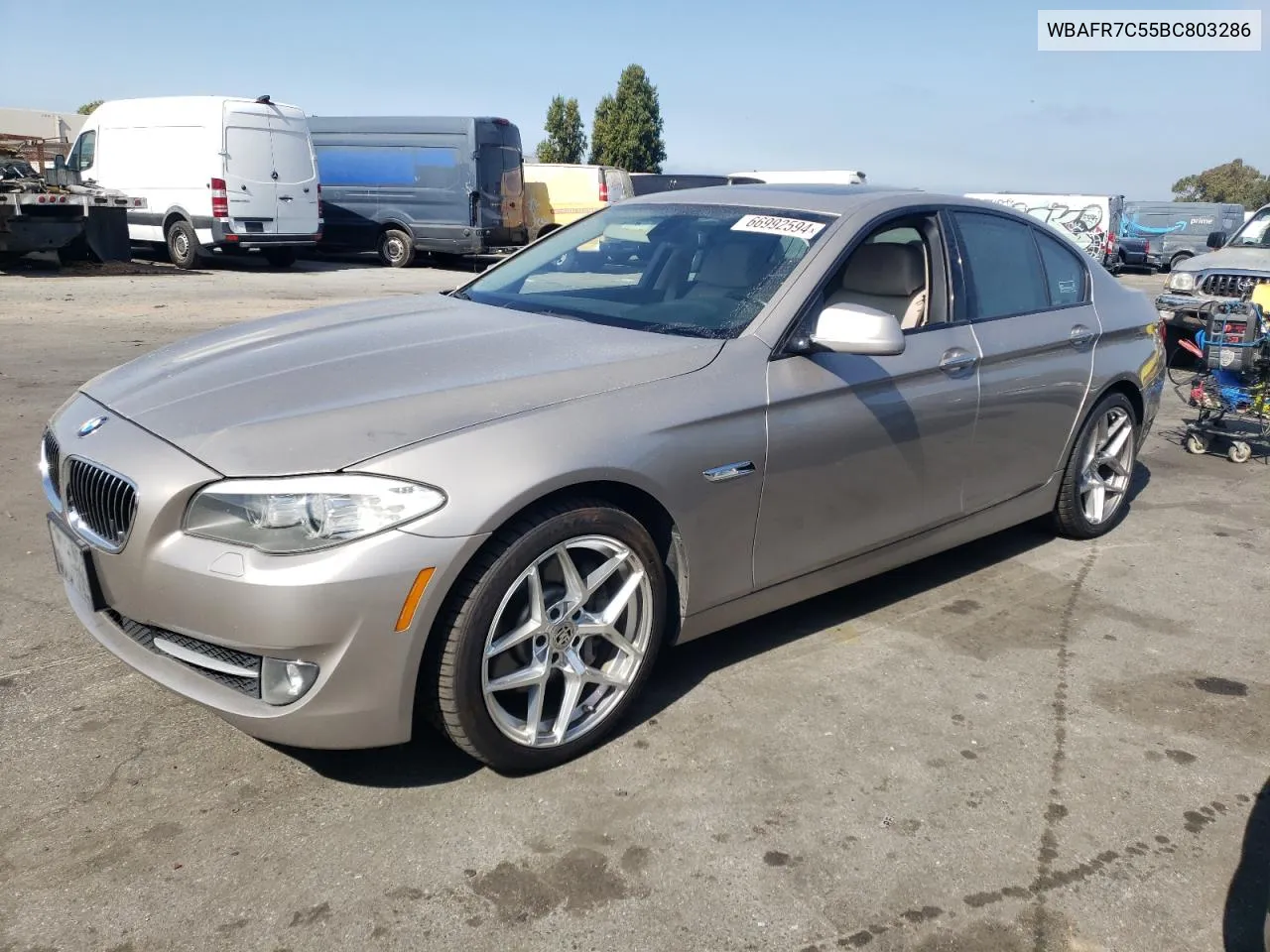 2011 BMW 535 I VIN: WBAFR7C55BC803286 Lot: 66992594