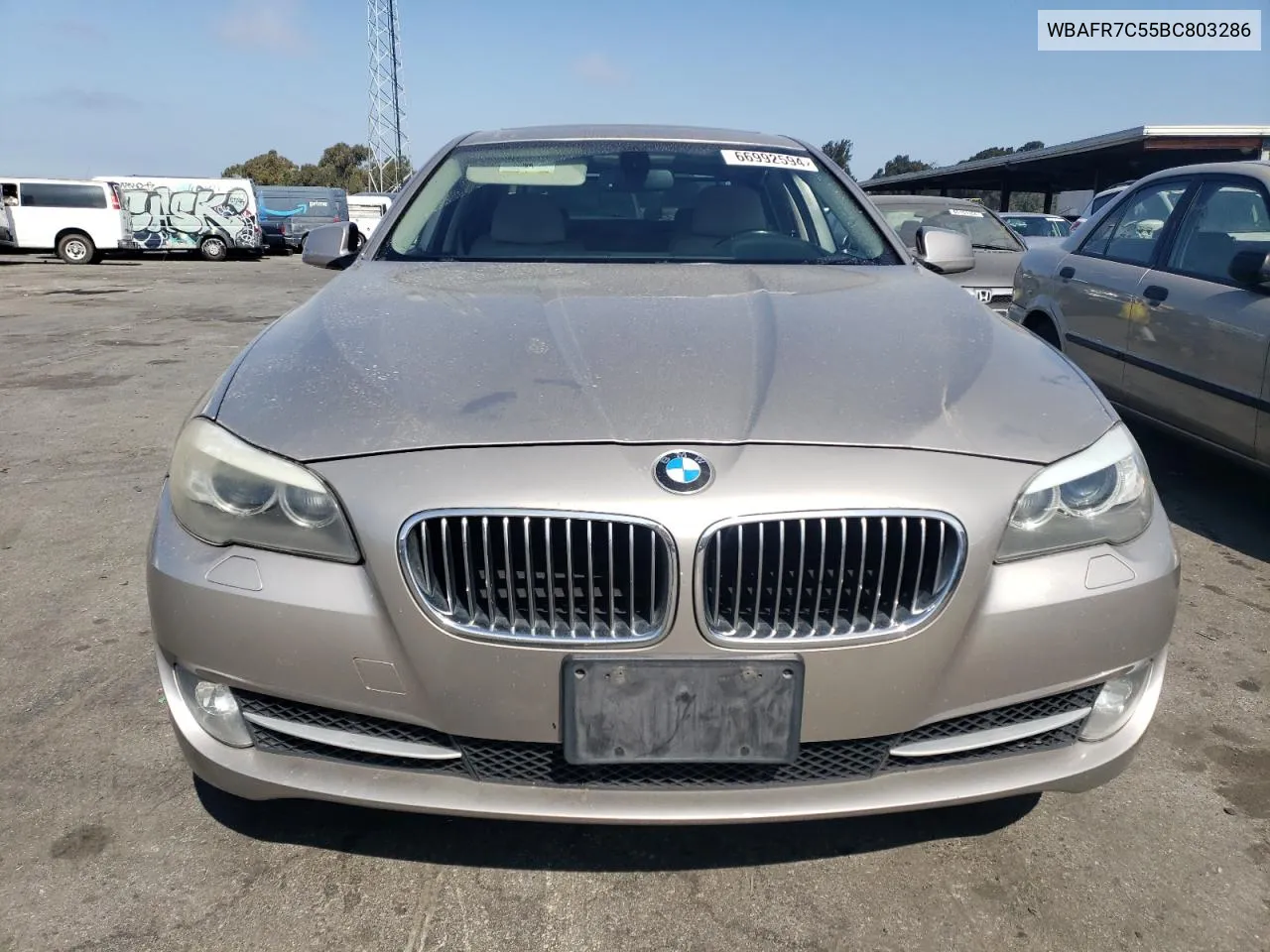 2011 BMW 535 I VIN: WBAFR7C55BC803286 Lot: 66992594