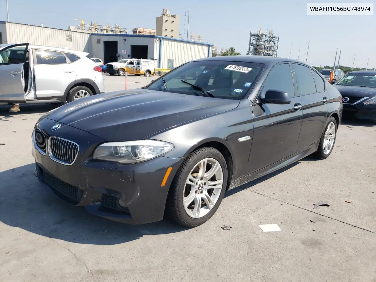 2011 BMW 528 I VIN: WBAFR1C56BC748974 Lot: 67572924