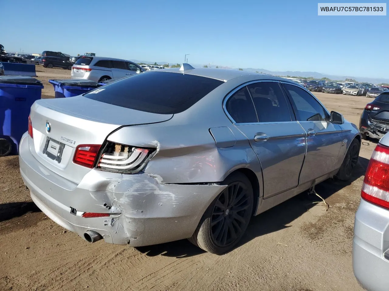 2011 BMW 535 Xi VIN: WBAFU7C57BC781533 Lot: 68267224