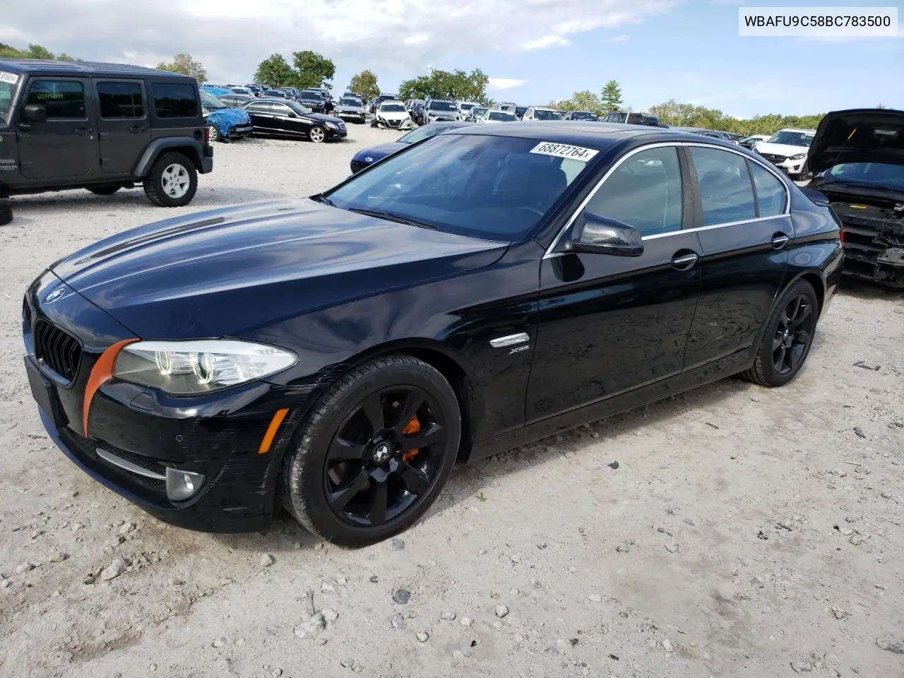 2011 BMW 550 Xi VIN: WBAFU9C58BC783500 Lot: 68872764