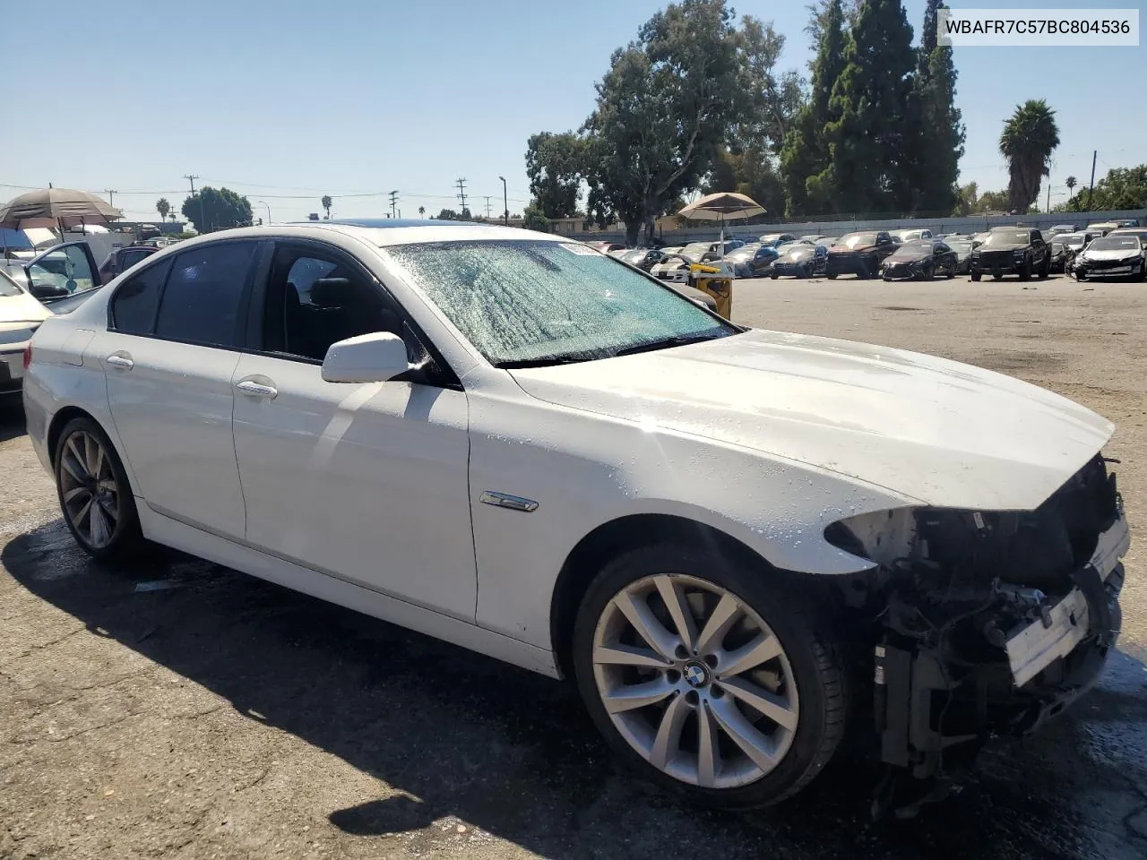 2011 BMW 535 I VIN: WBAFR7C57BC804536 Lot: 69118234