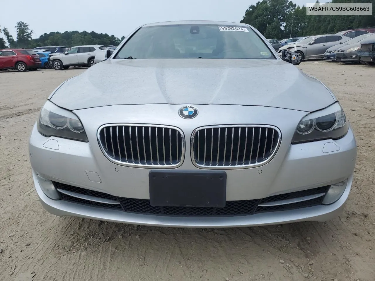 2011 BMW 535 I VIN: WBAFR7C59BC608663 Lot: 69392924