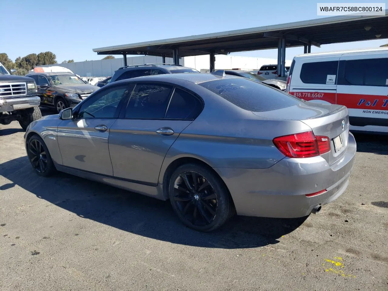 2011 BMW 535 I VIN: WBAFR7C58BC800124 Lot: 70306224