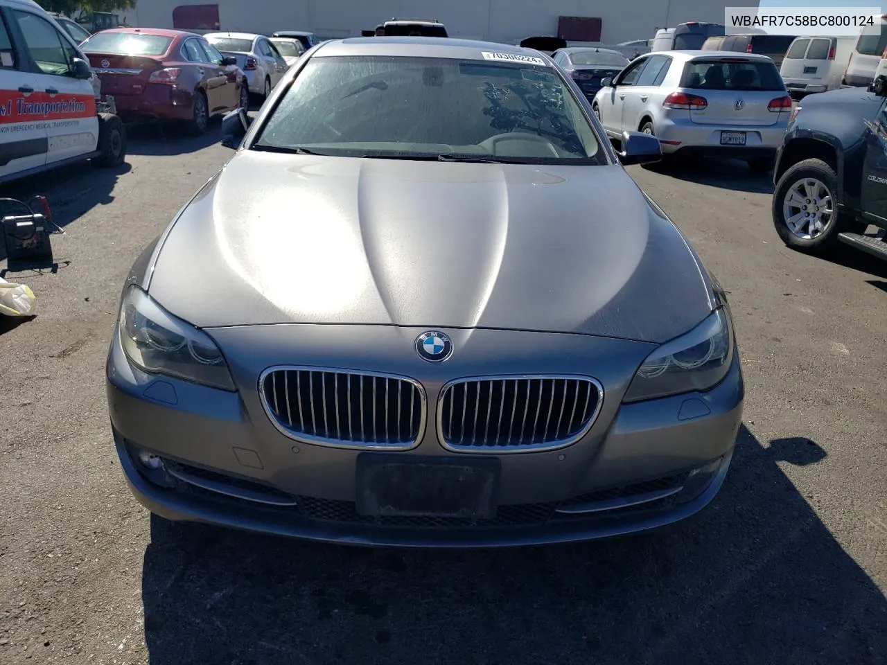 2011 BMW 535 I VIN: WBAFR7C58BC800124 Lot: 70306224