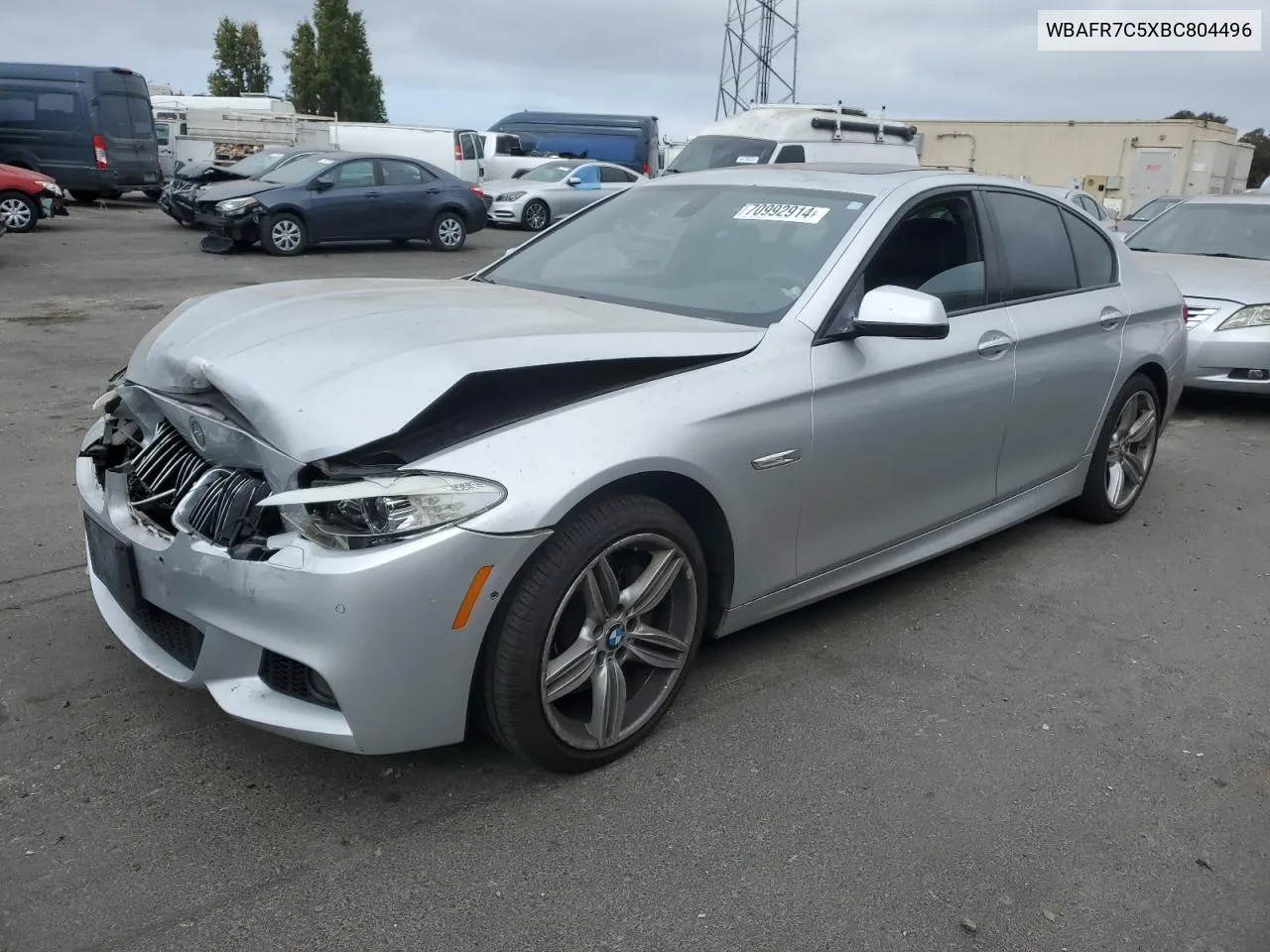 2011 BMW 535 I VIN: WBAFR7C5XBC804496 Lot: 70992914