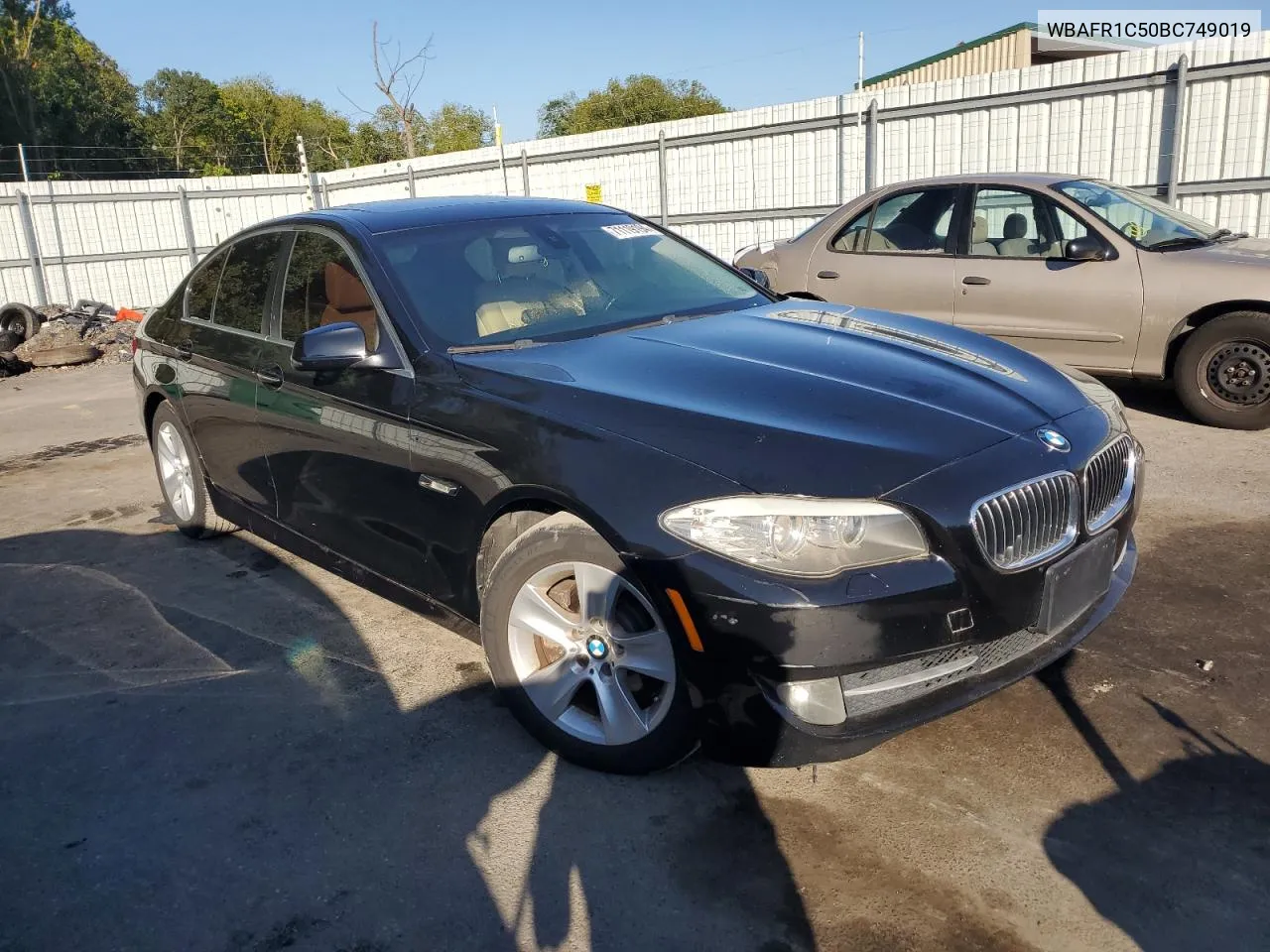 2011 BMW 528 I VIN: WBAFR1C50BC749019 Lot: 71119194