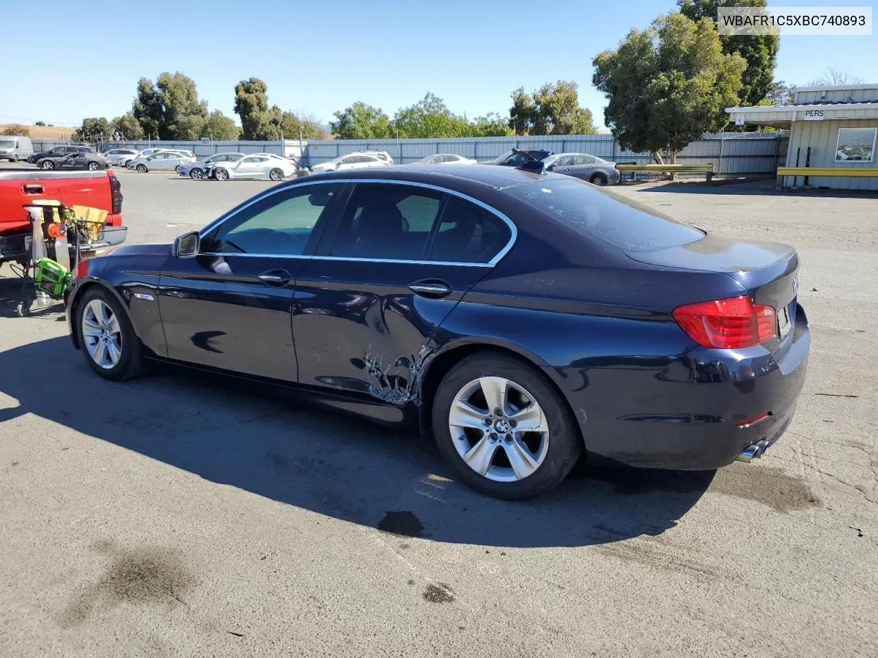 2011 BMW 528 I VIN: WBAFR1C5XBC740893 Lot: 71497874