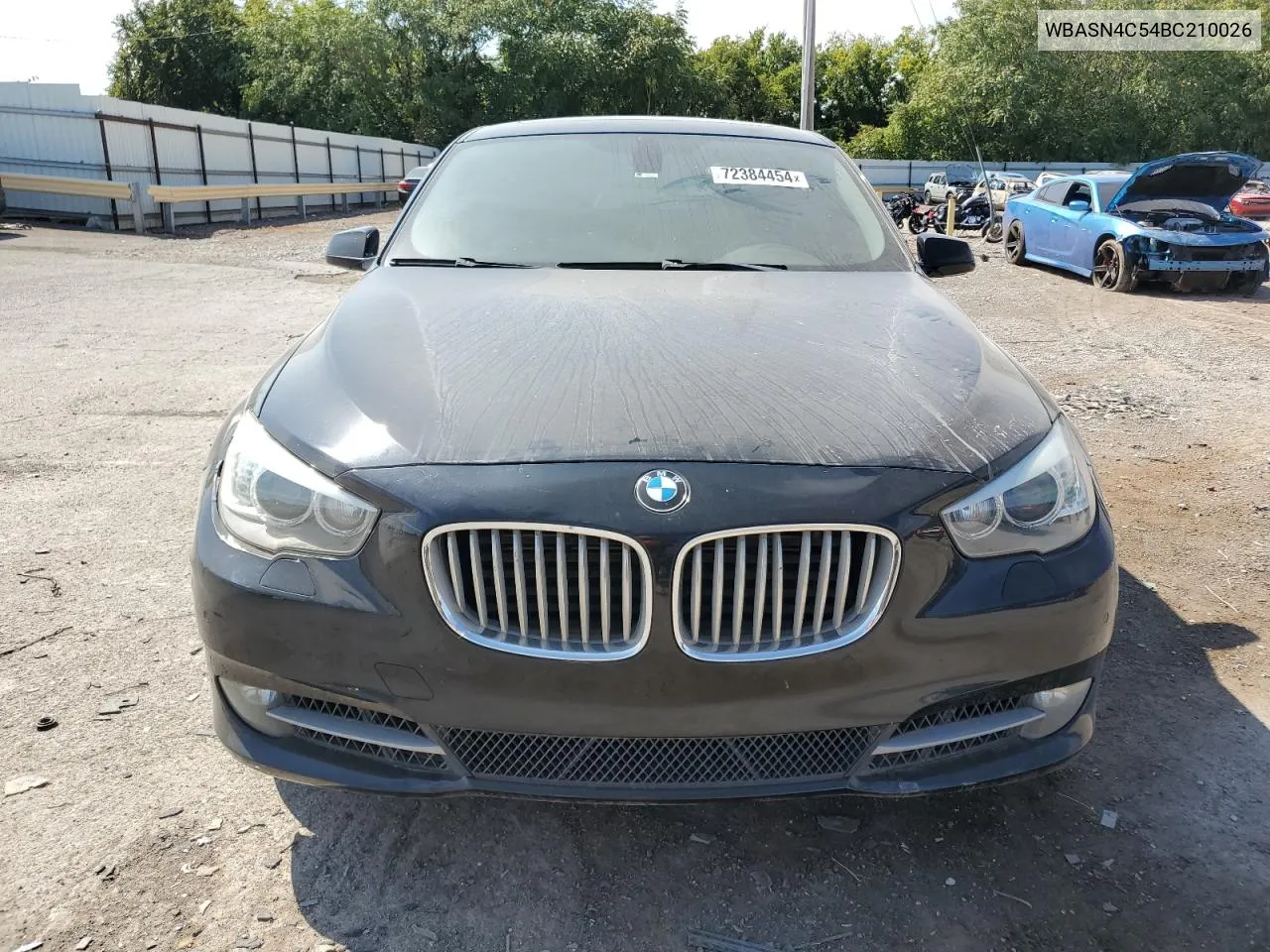 2011 BMW 550 Gt VIN: WBASN4C54BC210026 Lot: 72384454