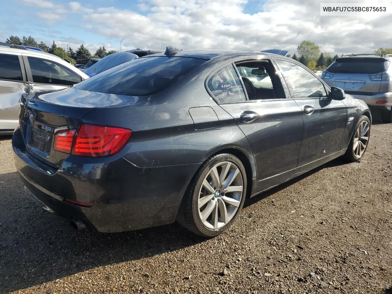 2011 BMW 535 Xi VIN: WBAFU7C55BC875653 Lot: 72590864