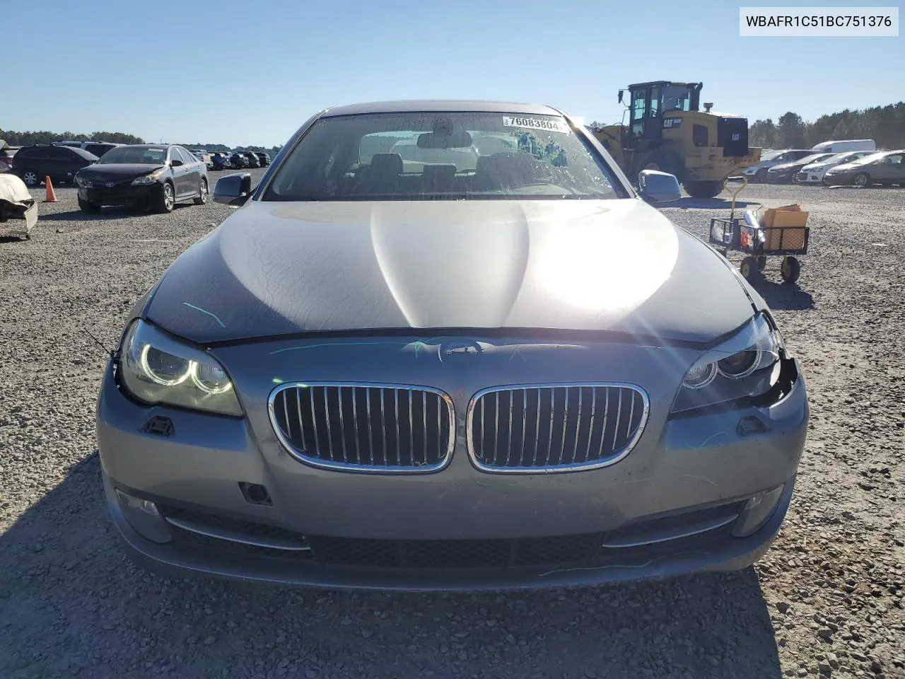 2011 BMW 528 I VIN: WBAFR1C51BC751376 Lot: 76083804