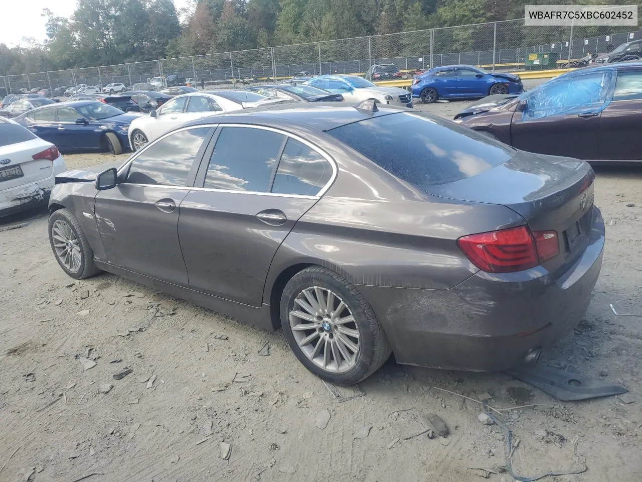 2011 BMW 535 I VIN: WBAFR7C5XBC602452 Lot: 76343564