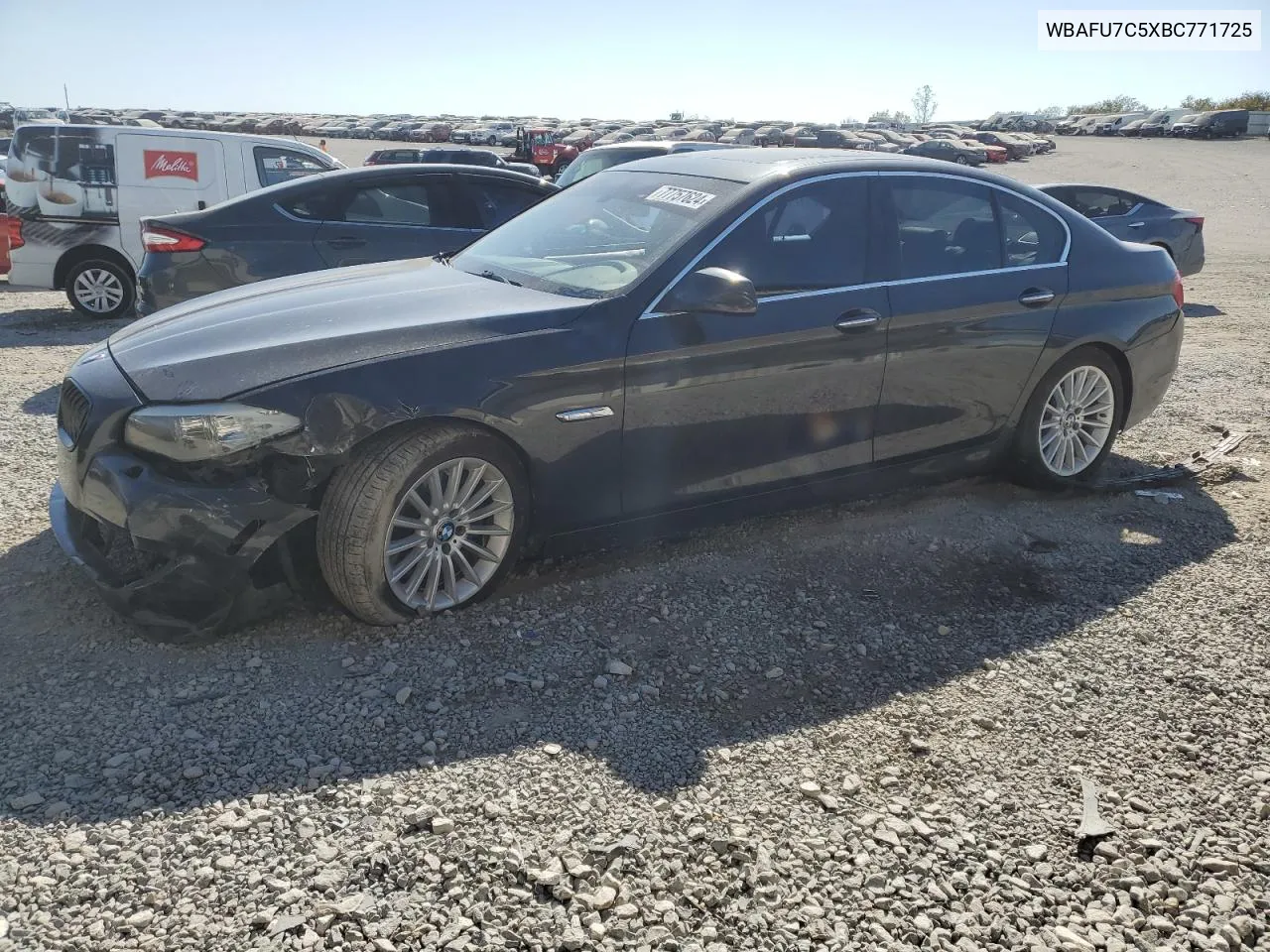 2011 BMW 535 Xi VIN: WBAFU7C5XBC771725 Lot: 77757624