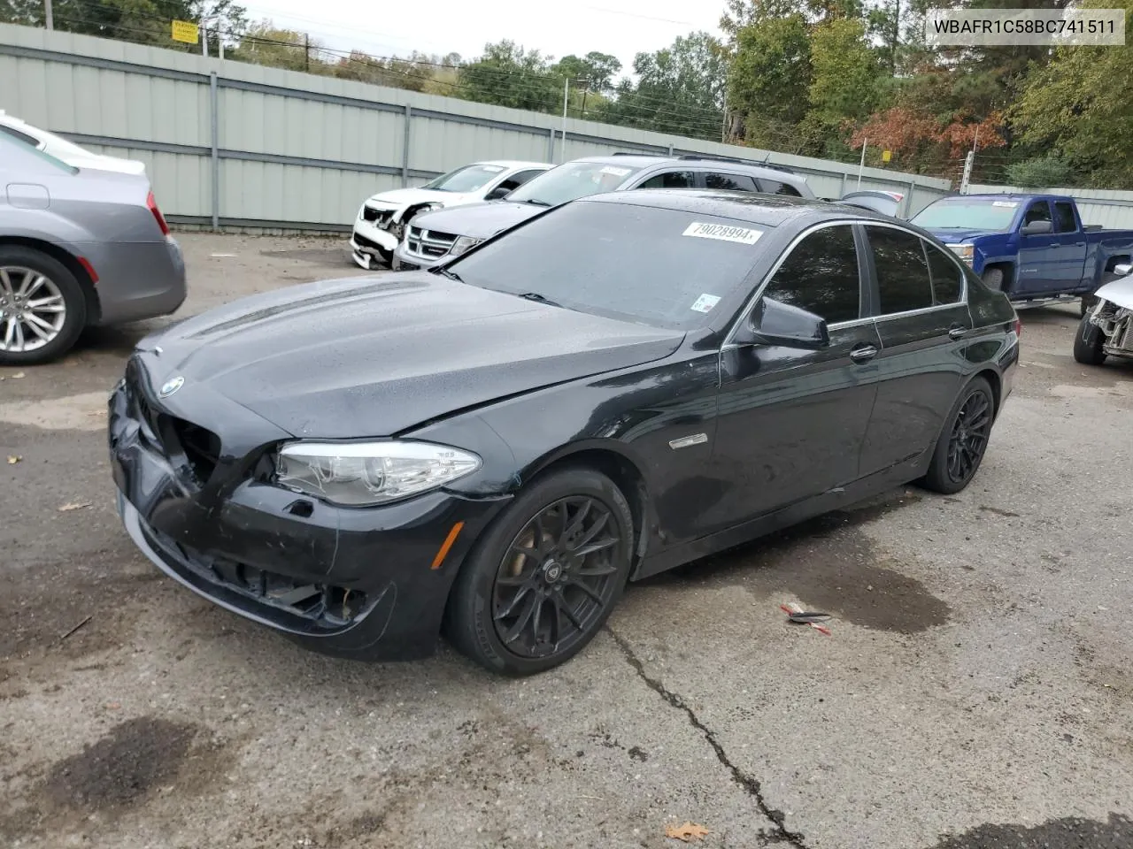 2011 BMW 528 I VIN: WBAFR1C58BC741511 Lot: 79028994