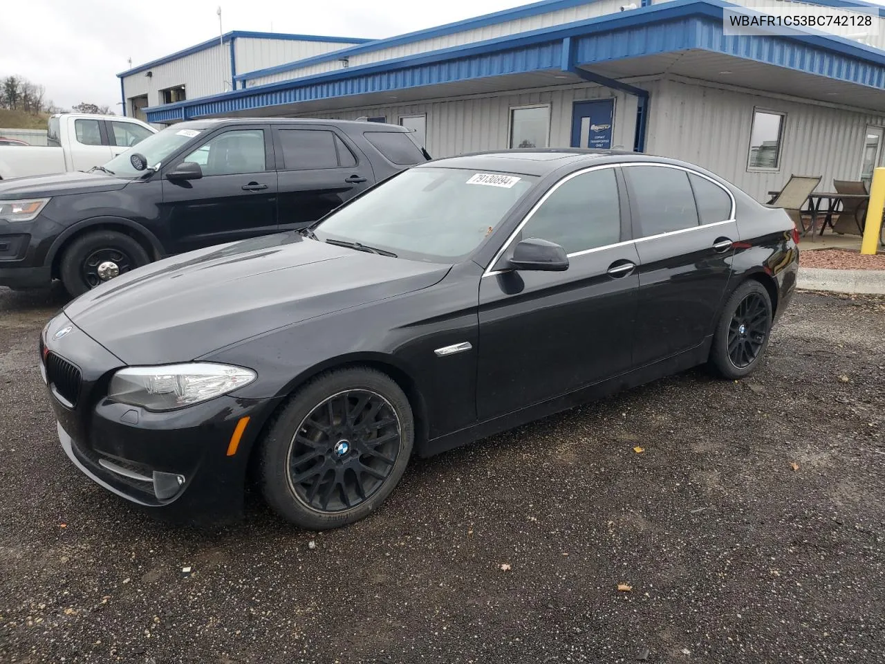 2011 BMW 528 I VIN: WBAFR1C53BC742128 Lot: 79130894