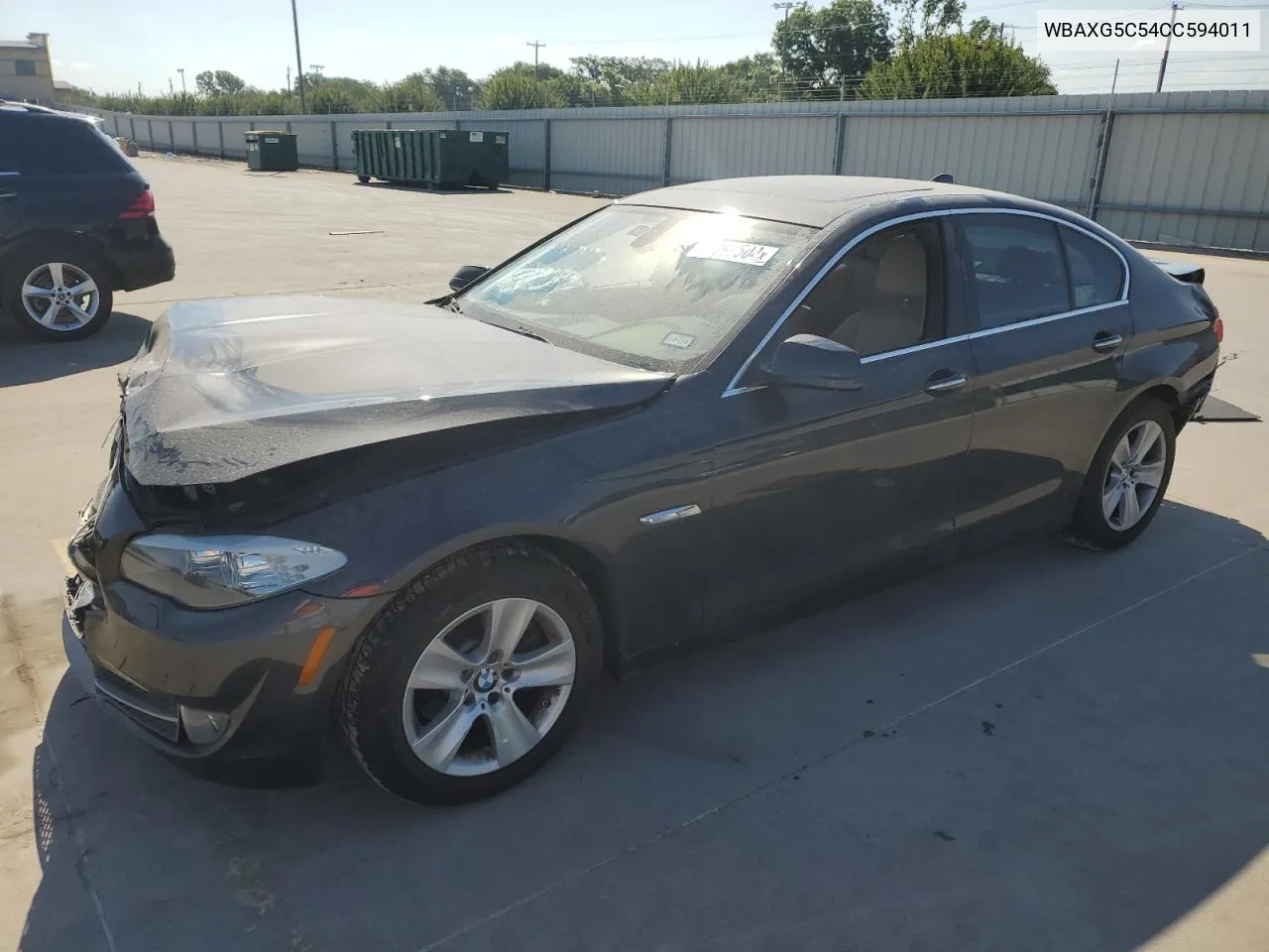 2012 BMW 528 I VIN: WBAXG5C54CC594011 Lot: 60207504