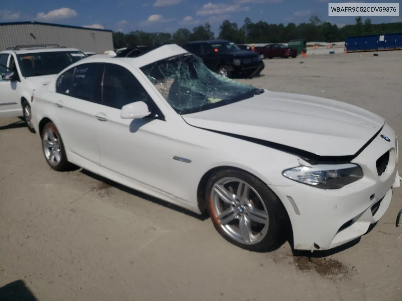 2012 BMW 550 I VIN: WBAFR9C52CDV59376 Lot: 61603694