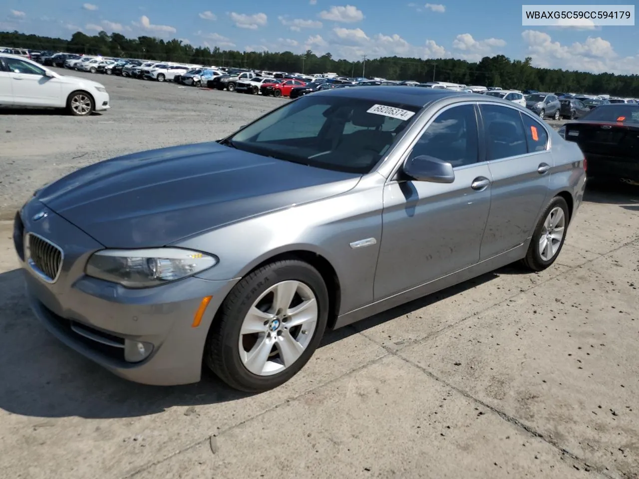 2012 BMW 528 I VIN: WBAXG5C59CC594179 Lot: 68206374