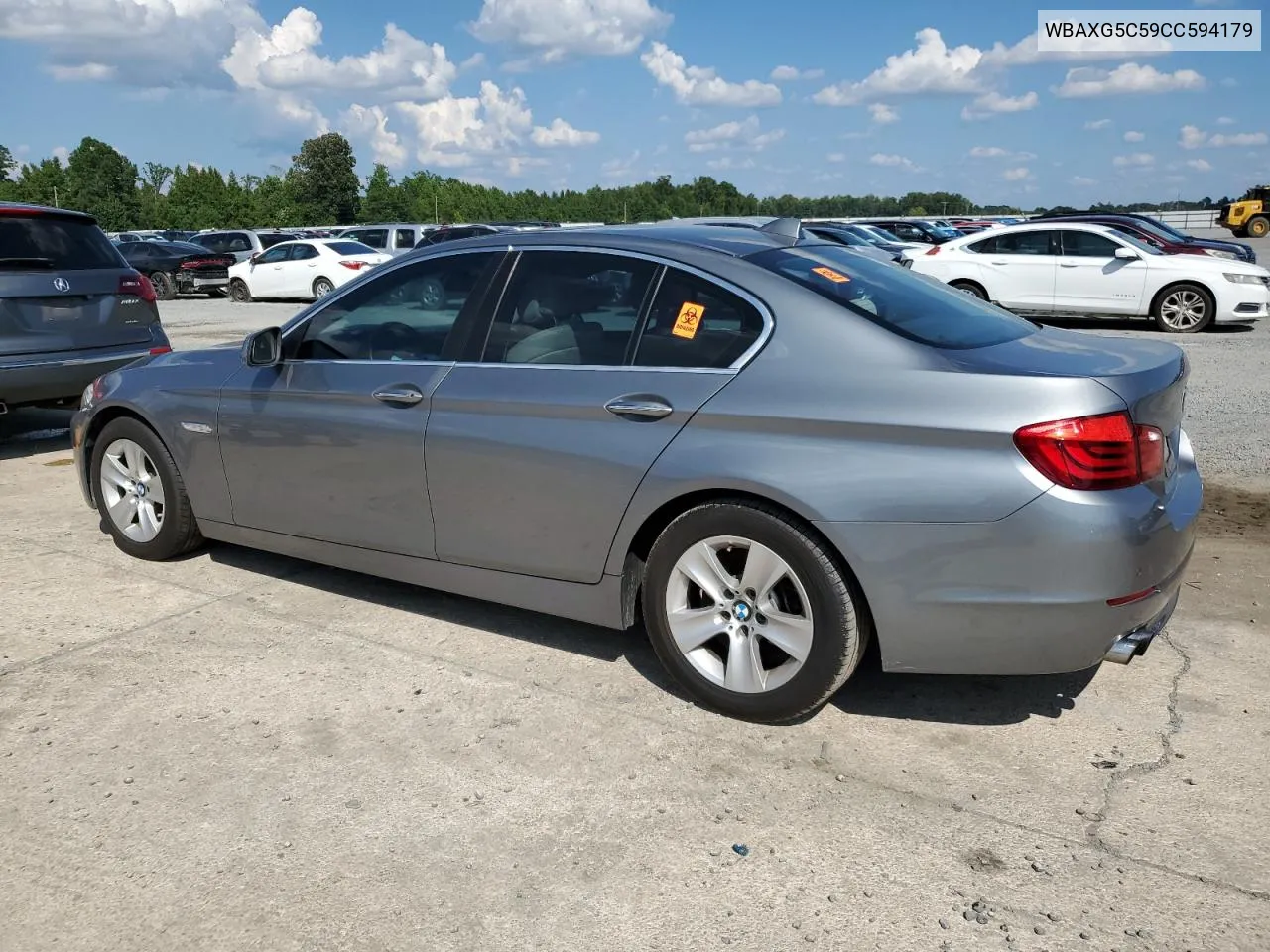 2012 BMW 528 I VIN: WBAXG5C59CC594179 Lot: 68206374