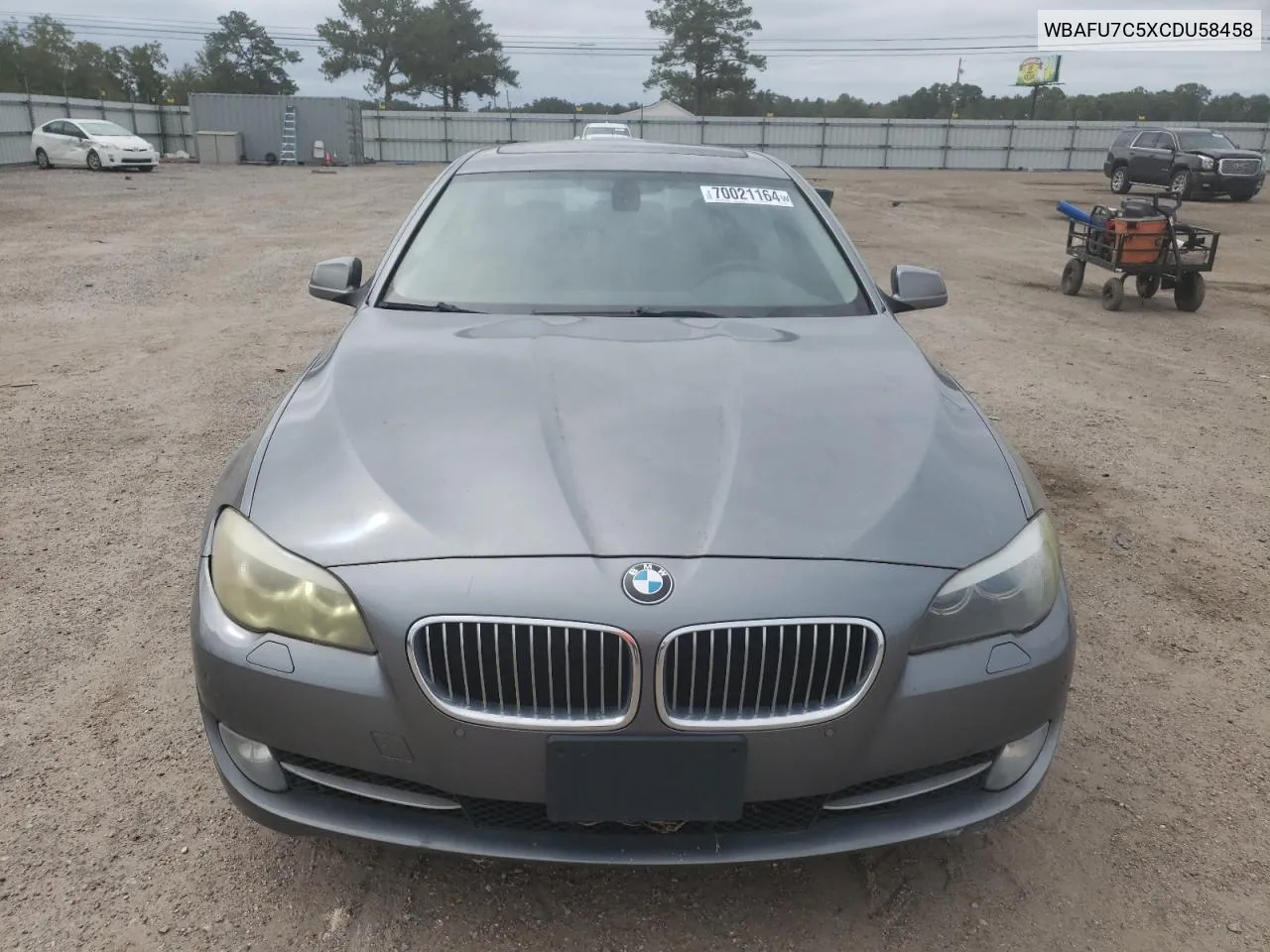 2012 BMW 535 Xi VIN: WBAFU7C5XCDU58458 Lot: 70021164