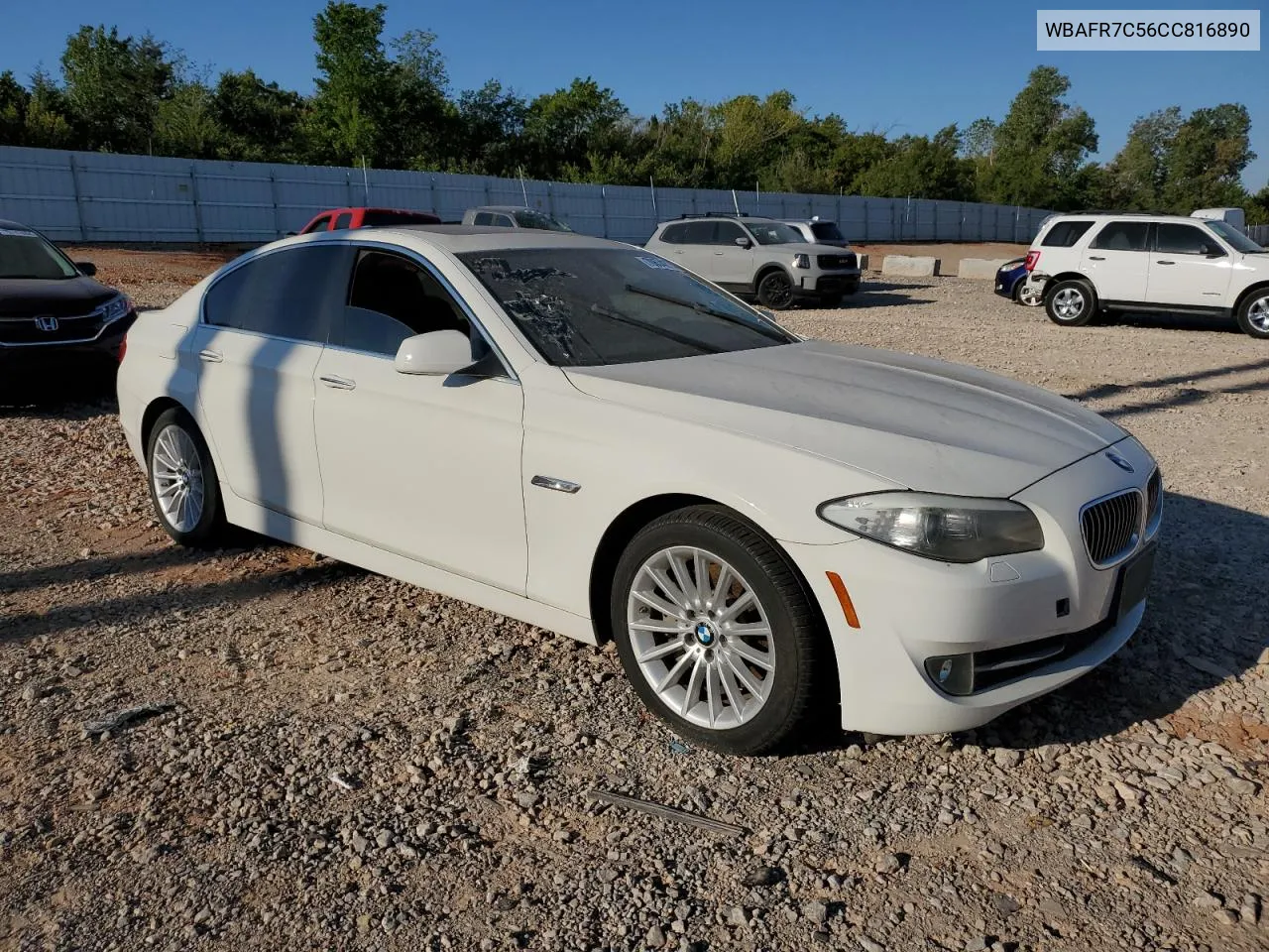 2012 BMW 535 I VIN: WBAFR7C56CC816890 Lot: 70634204