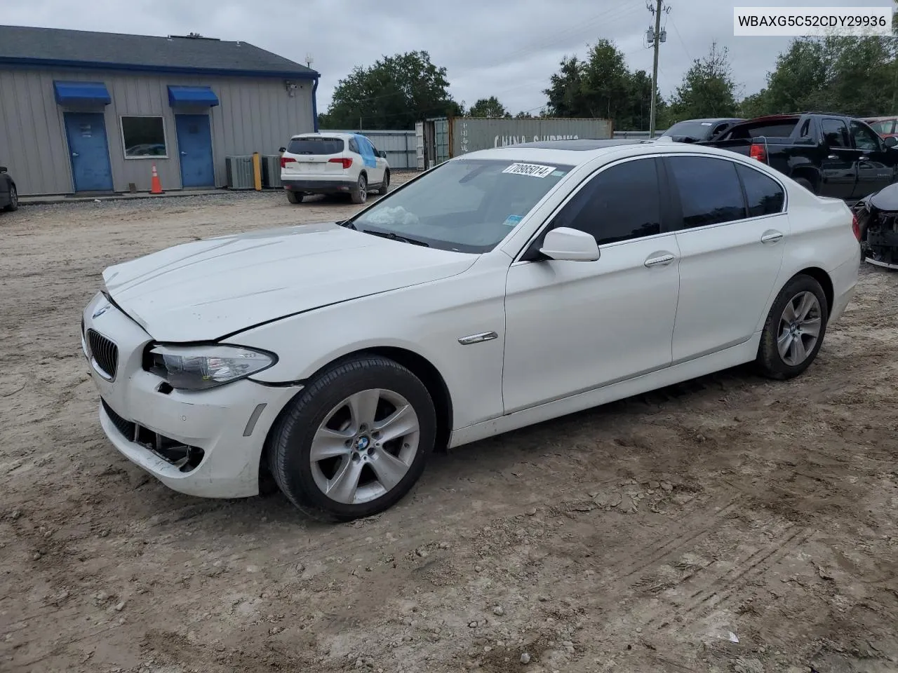 2012 BMW 528 I VIN: WBAXG5C52CDY29936 Lot: 70985014