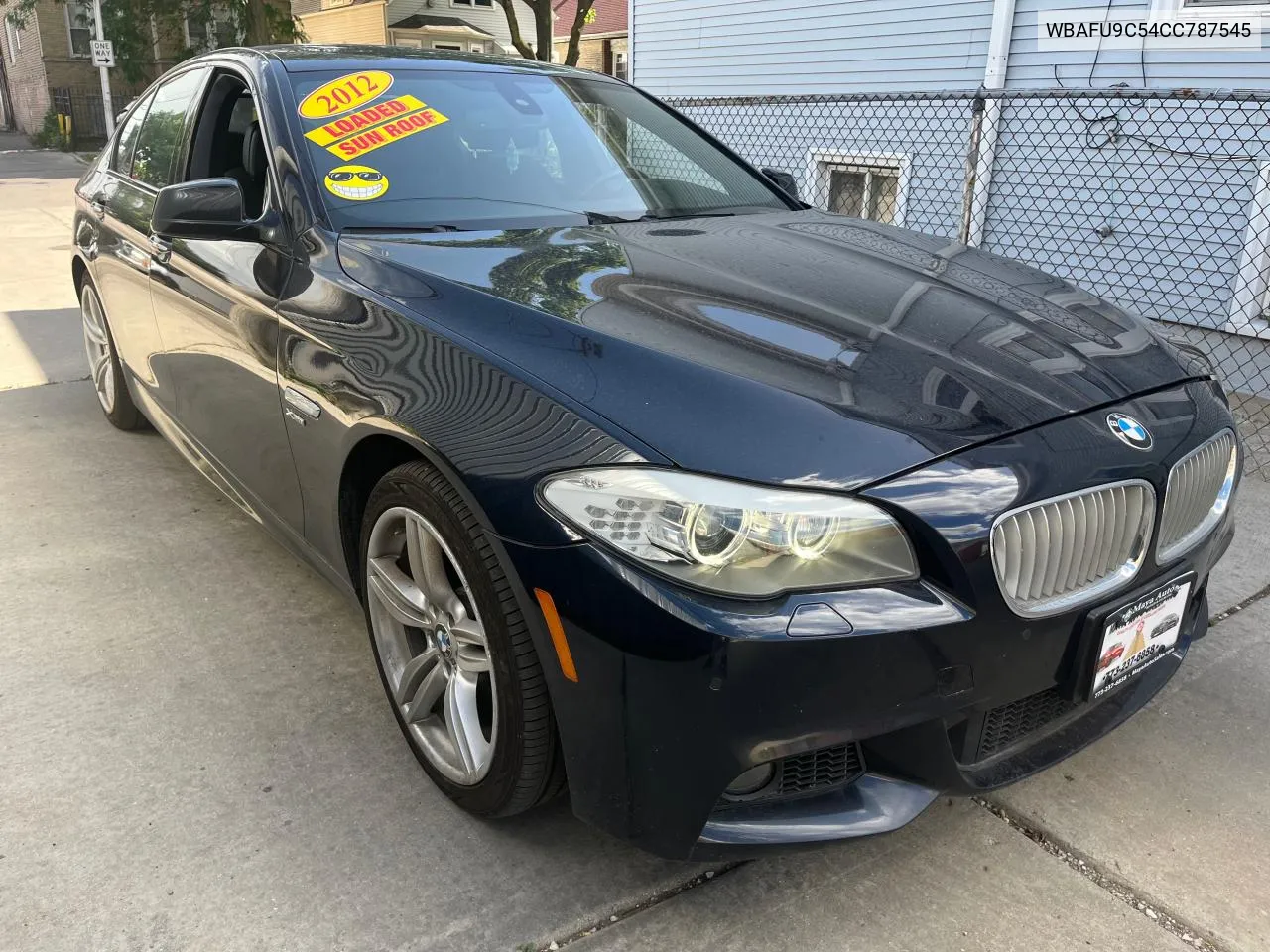 2012 BMW 550 Xi VIN: WBAFU9C54CC787545 Lot: 71520104