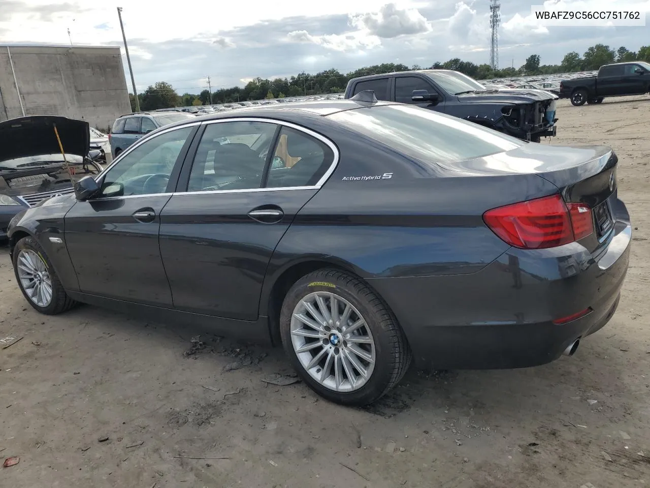 2012 BMW 535 I VIN: WBAFZ9C56CC751762 Lot: 72271024