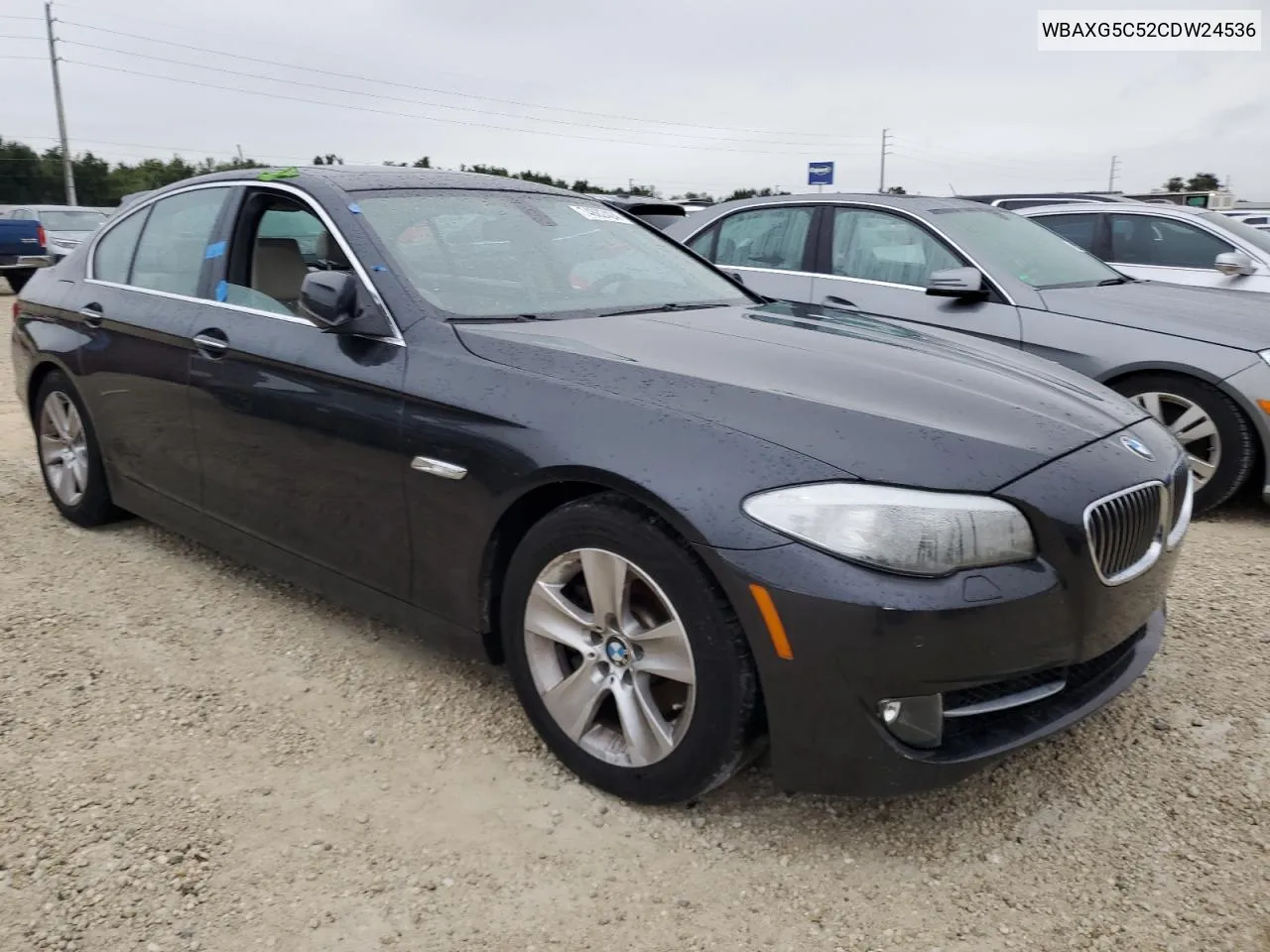 2012 BMW 528 I VIN: WBAXG5C52CDW24536 Lot: 74802424