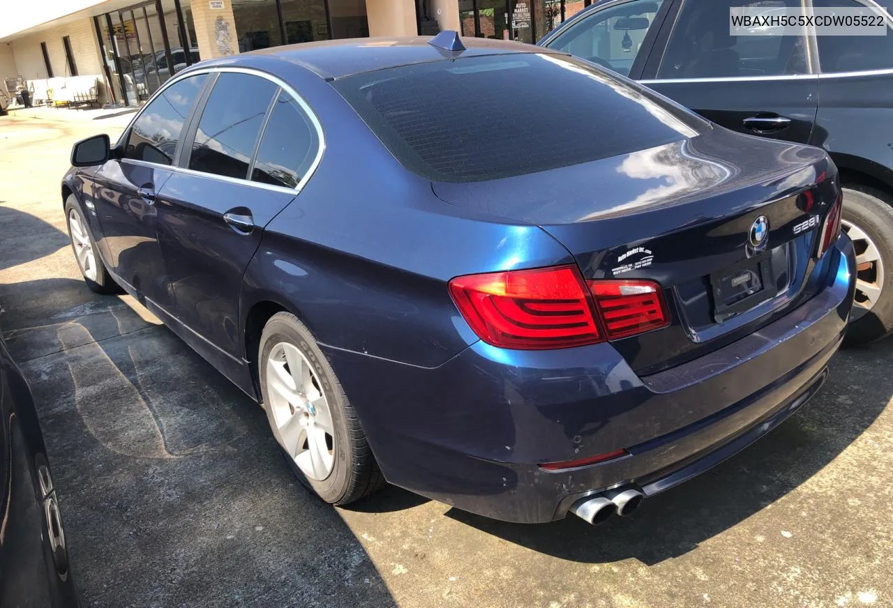 2012 BMW 528 Xi VIN: WBAXH5C5XCDW05522 Lot: 74963184