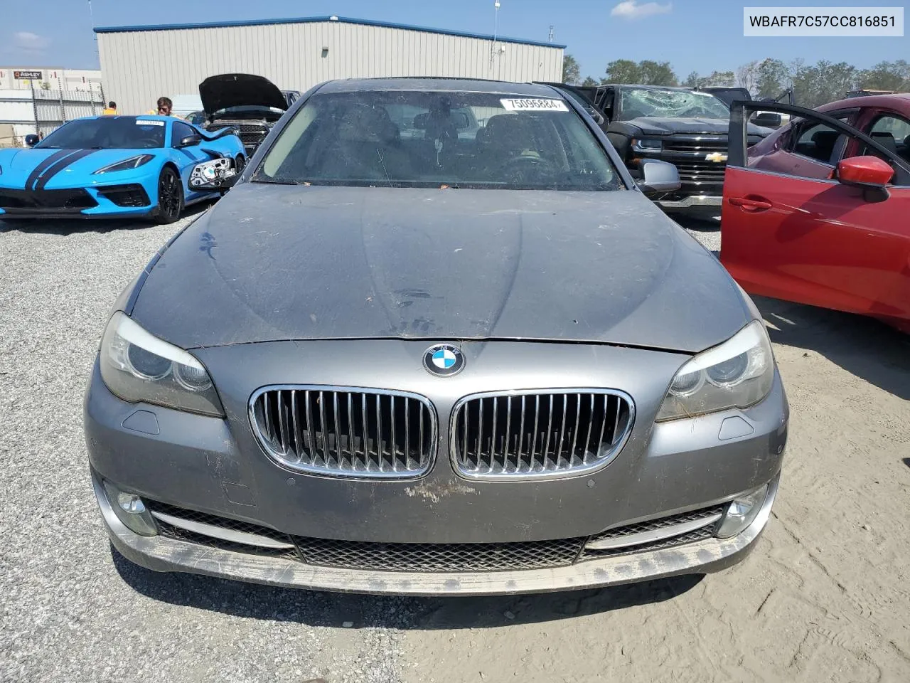 2012 BMW 535 I VIN: WBAFR7C57CC816851 Lot: 75096884