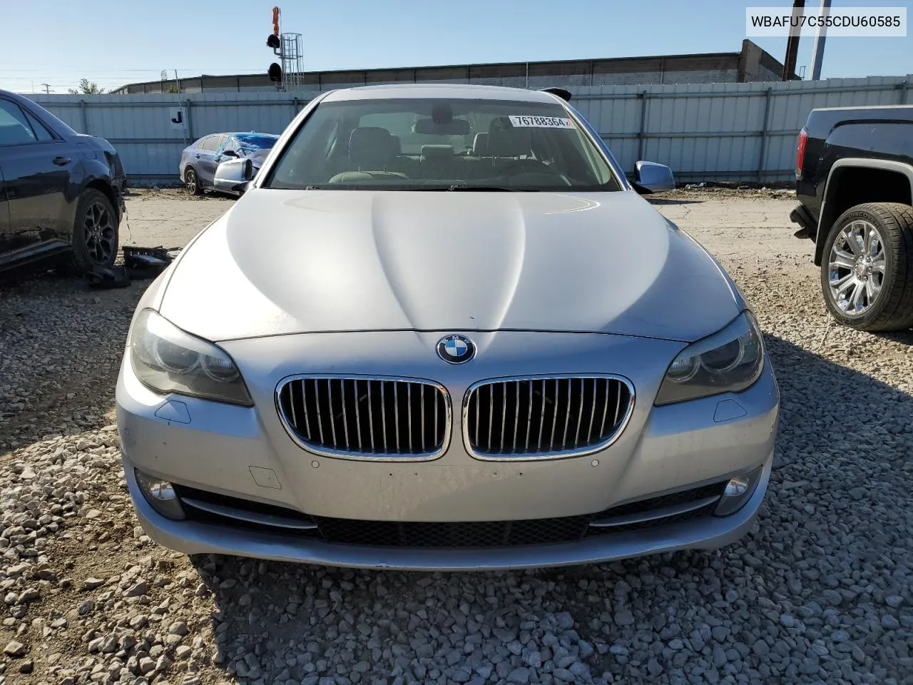 2012 BMW 535 Xi VIN: WBAFU7C55CDU60585 Lot: 76788364