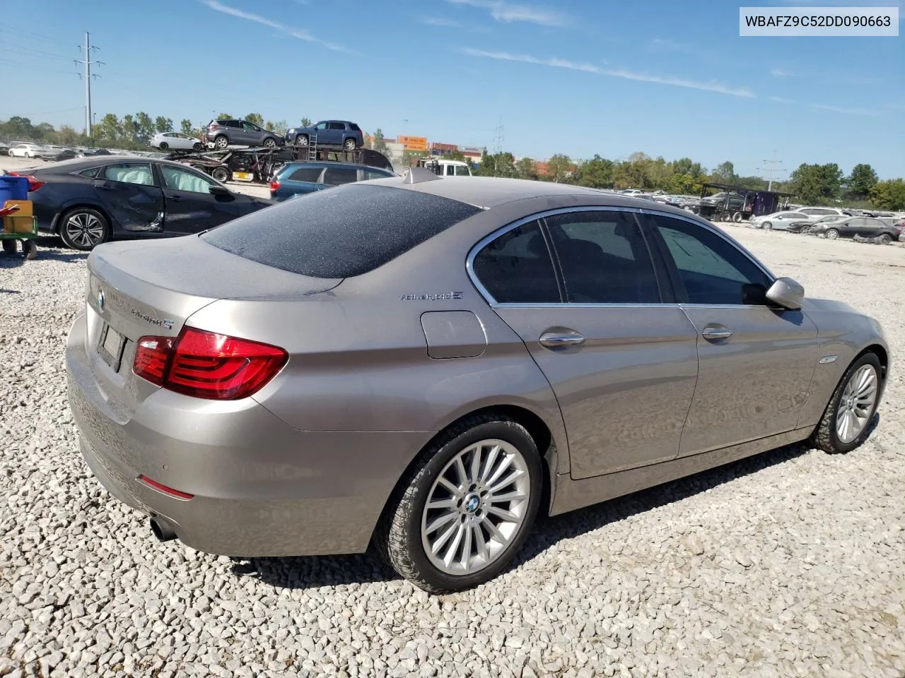 2013 BMW 535 I Hybrid VIN: WBAFZ9C52DD090663 Lot: 70202184