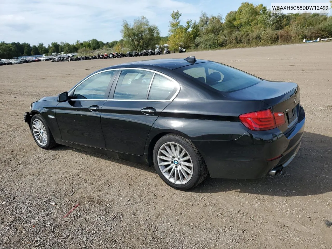 2013 BMW 528 Xi VIN: WBAXH5C58DDW12499 Lot: 71939804