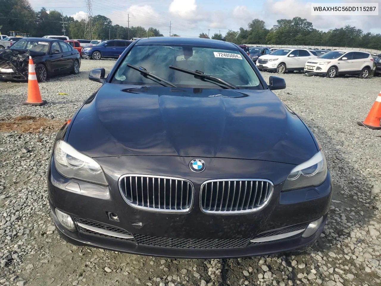 2013 BMW 528 Xi VIN: WBAXH5C56DD115287 Lot: 72405004