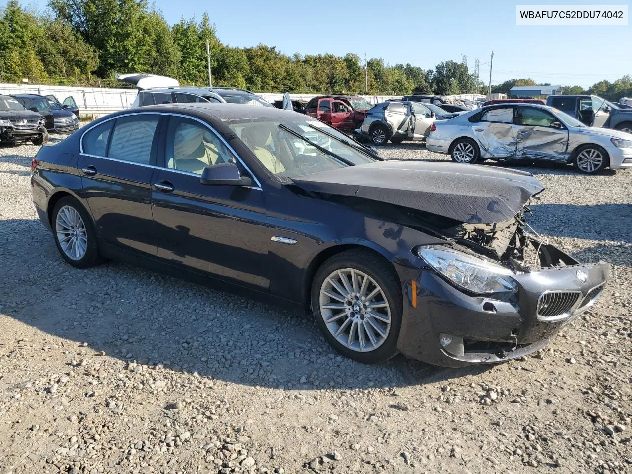 2013 BMW 535 Xi VIN: WBAFU7C52DDU74042 Lot: 75195594