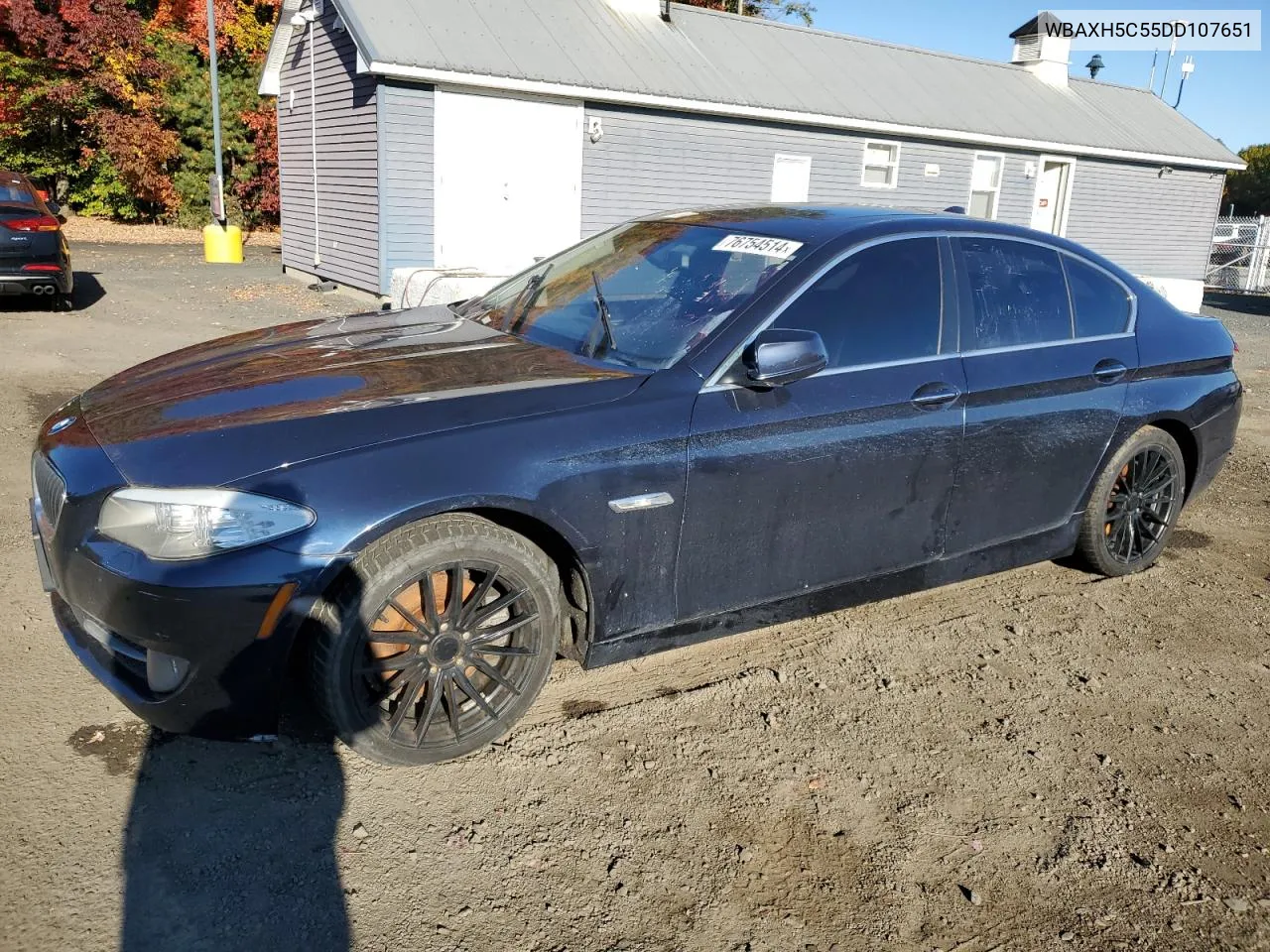 2013 BMW 528 Xi VIN: WBAXH5C55DD107651 Lot: 76754514