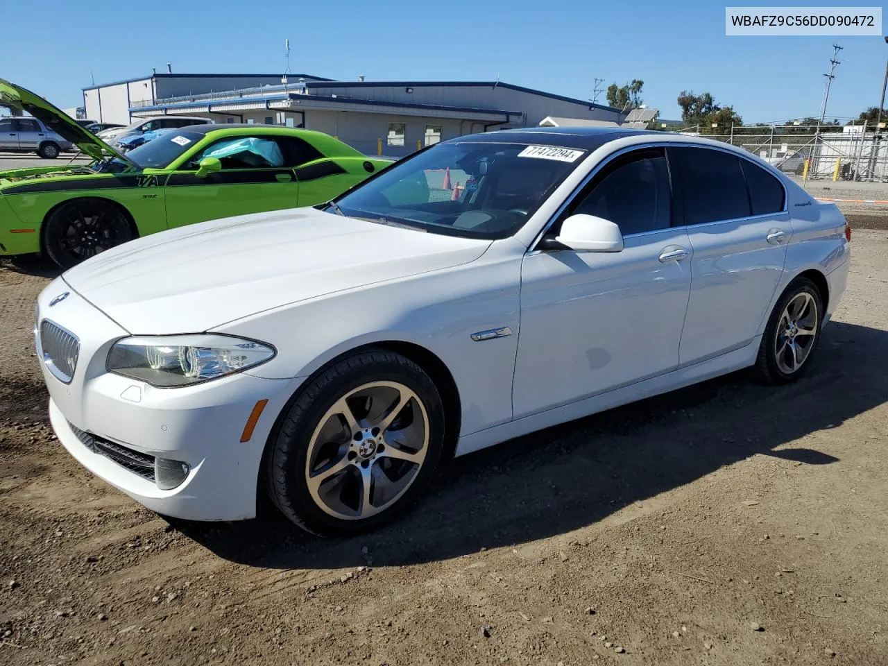 2013 BMW 535 I Hybrid VIN: WBAFZ9C56DD090472 Lot: 77472294