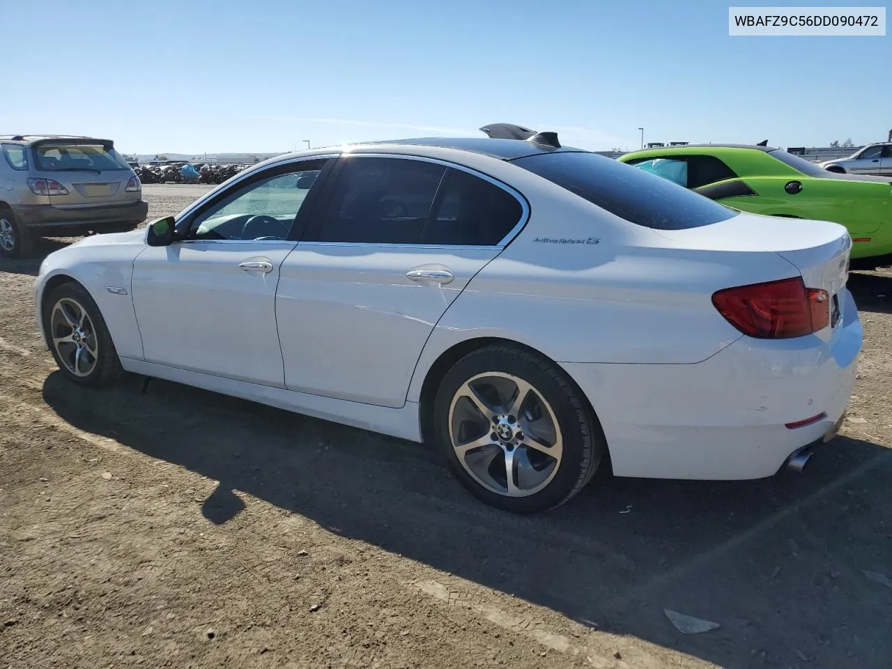 2013 BMW 535 I Hybrid VIN: WBAFZ9C56DD090472 Lot: 77472294