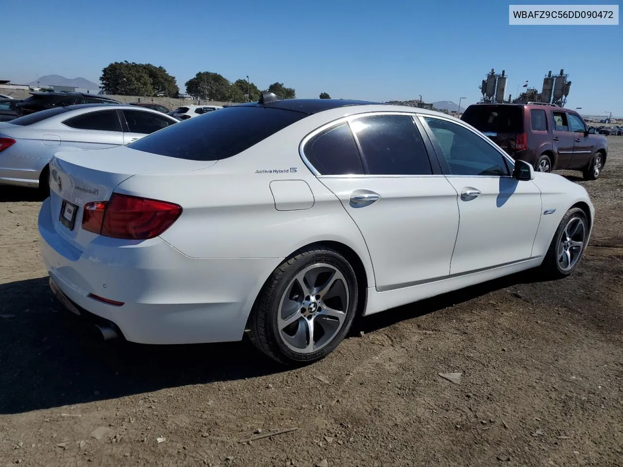 2013 BMW 535 I Hybrid VIN: WBAFZ9C56DD090472 Lot: 77472294