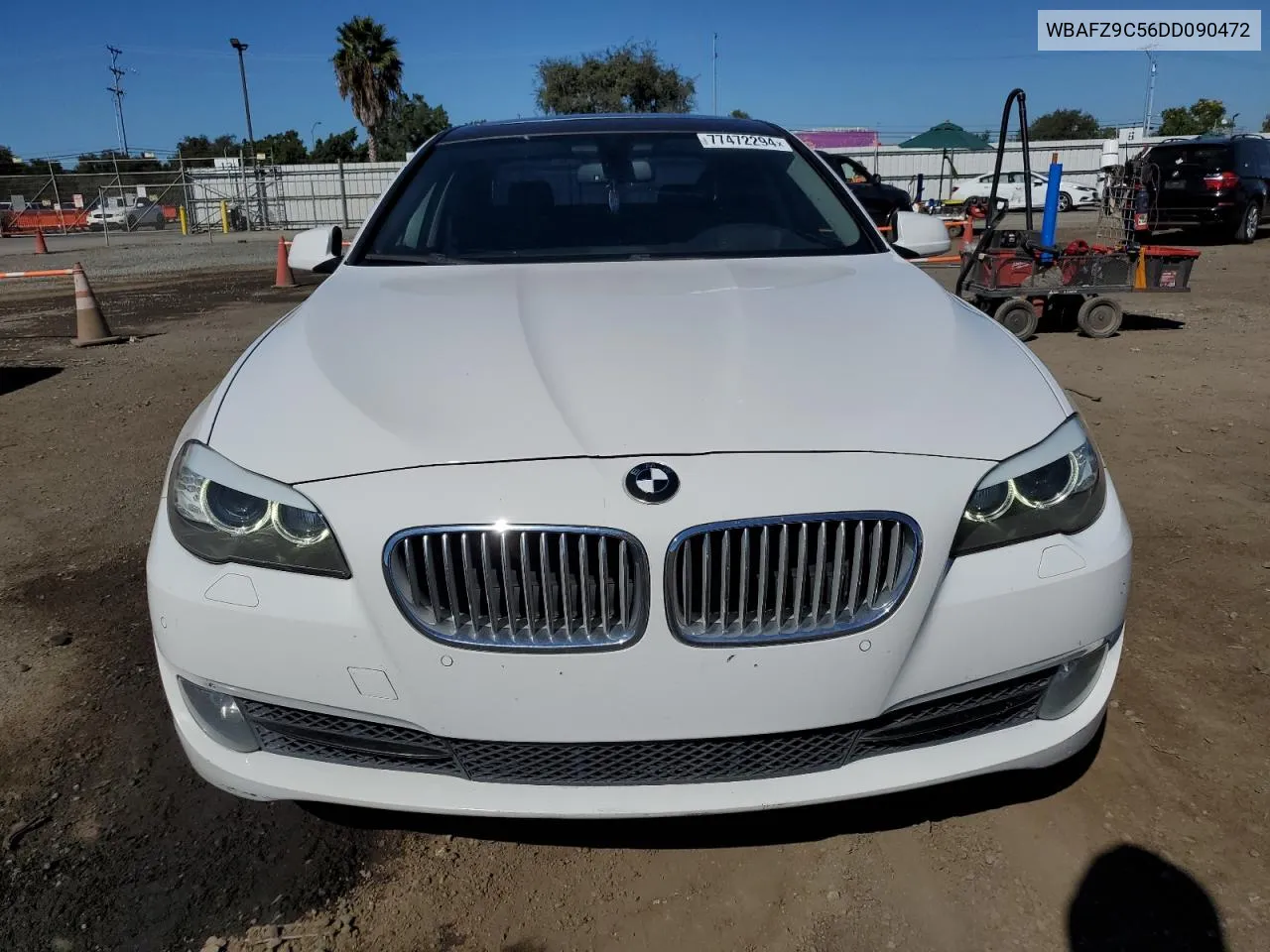 2013 BMW 535 I Hybrid VIN: WBAFZ9C56DD090472 Lot: 77472294