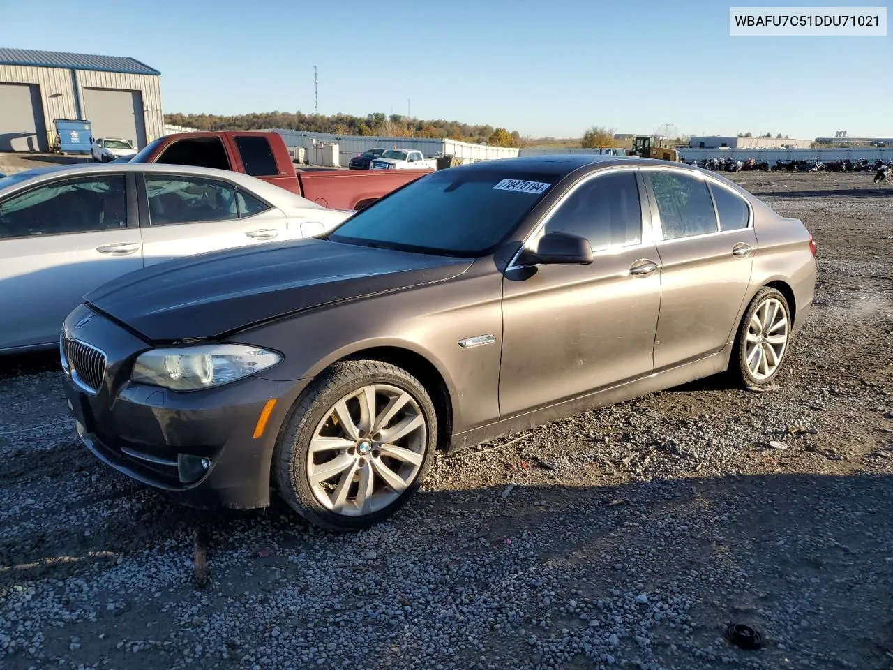 2013 BMW 535 Xi VIN: WBAFU7C51DDU71021 Lot: 78478194