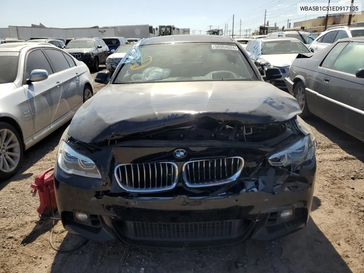 2014 BMW 535 I VIN: WBA5B1C51ED917135 Lot: 50904024